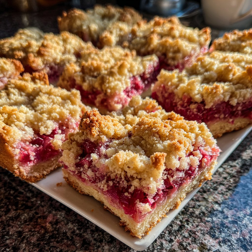 Streuselkuchen Mit Rhabarber