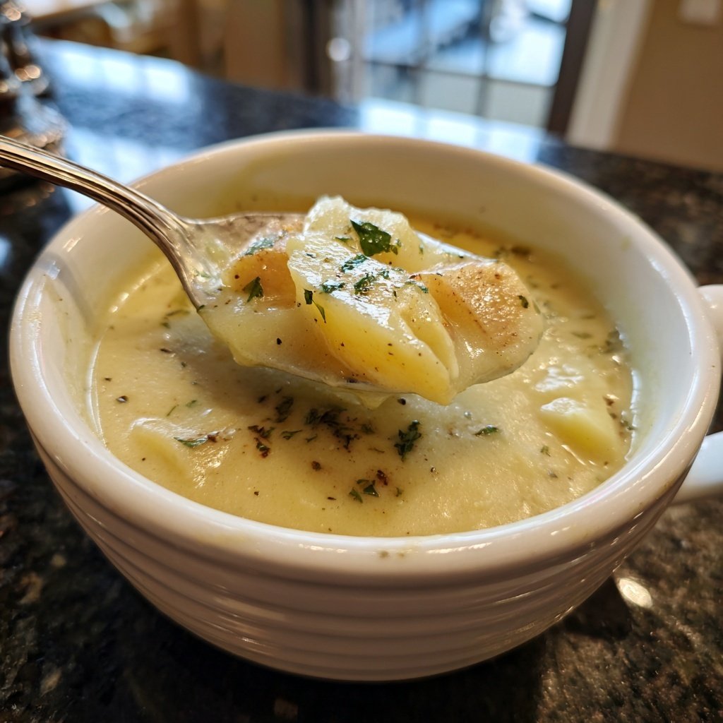 Blumenkohlsuppe mit Kartoffeln