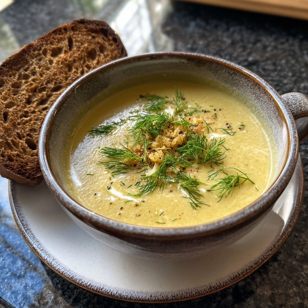 Blumenkohlsuppe mit Fenchel