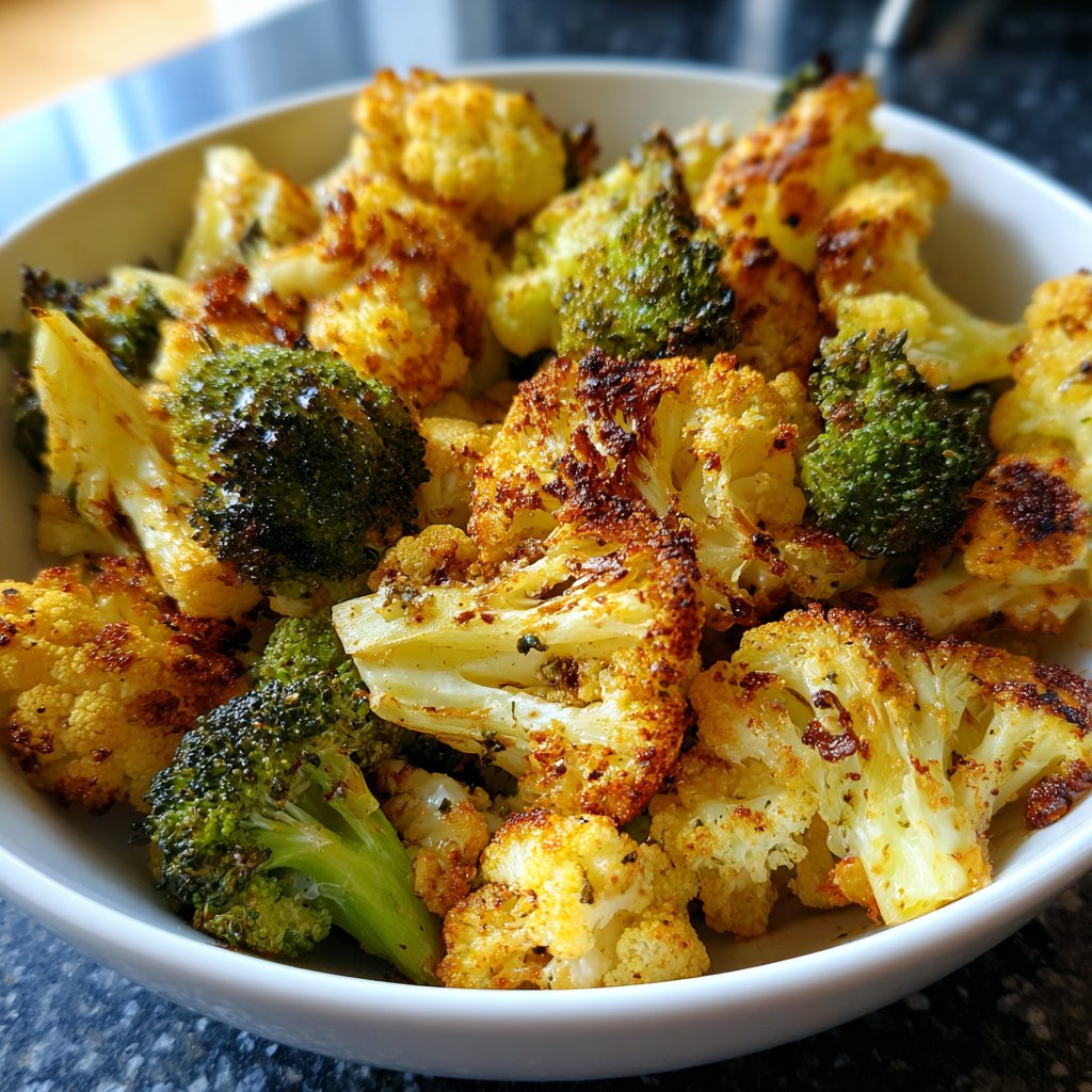 Blumenkohl aus dem Ofen knusprig
