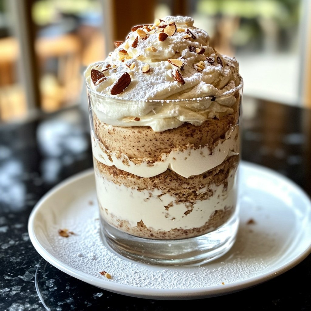 Weiße Lebkuchen-Mousse