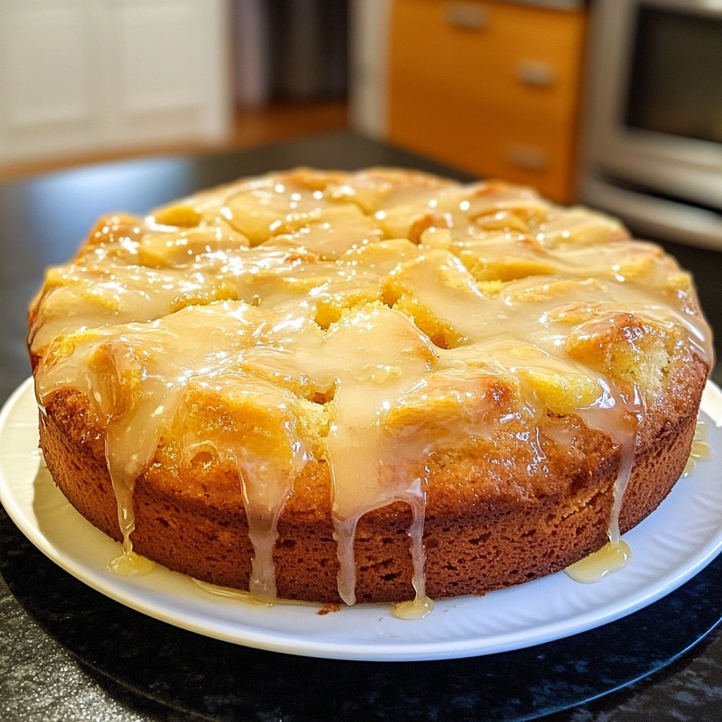 Zitronenkuchen mit Zitronensirup