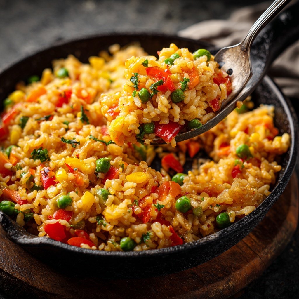 Gebratener Reis mit Gemüse