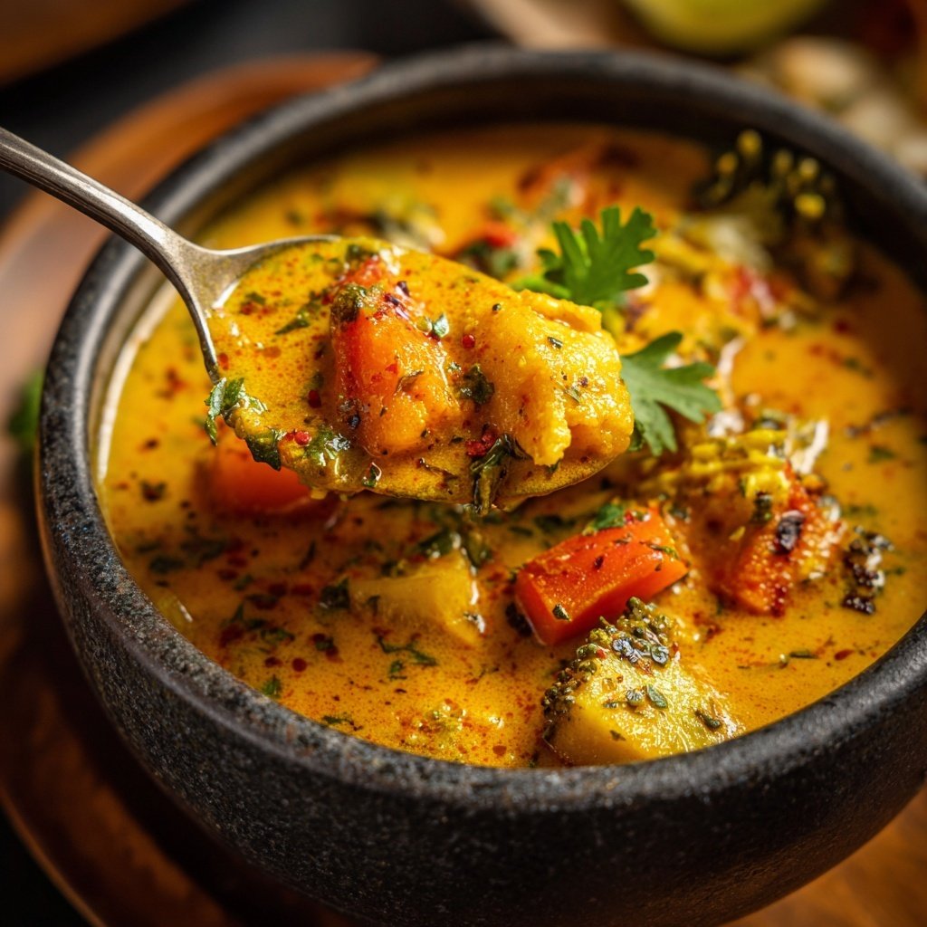 Vegetarisches Curry mit Chinakohl