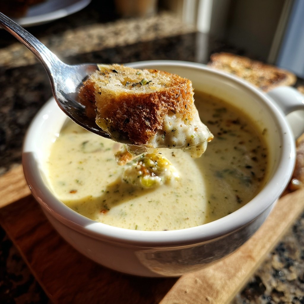 Blumenkohlsuppe mit Lauch